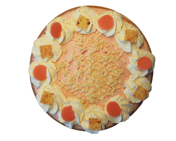 Aardbeien bavaroise vlaai